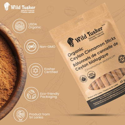 Organic Ceylon Cinnamon Sticks