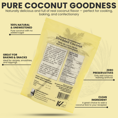 Organic Unsweetened Shredded Coconut