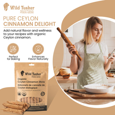 Organic Ceylon Cinnamon Sticks