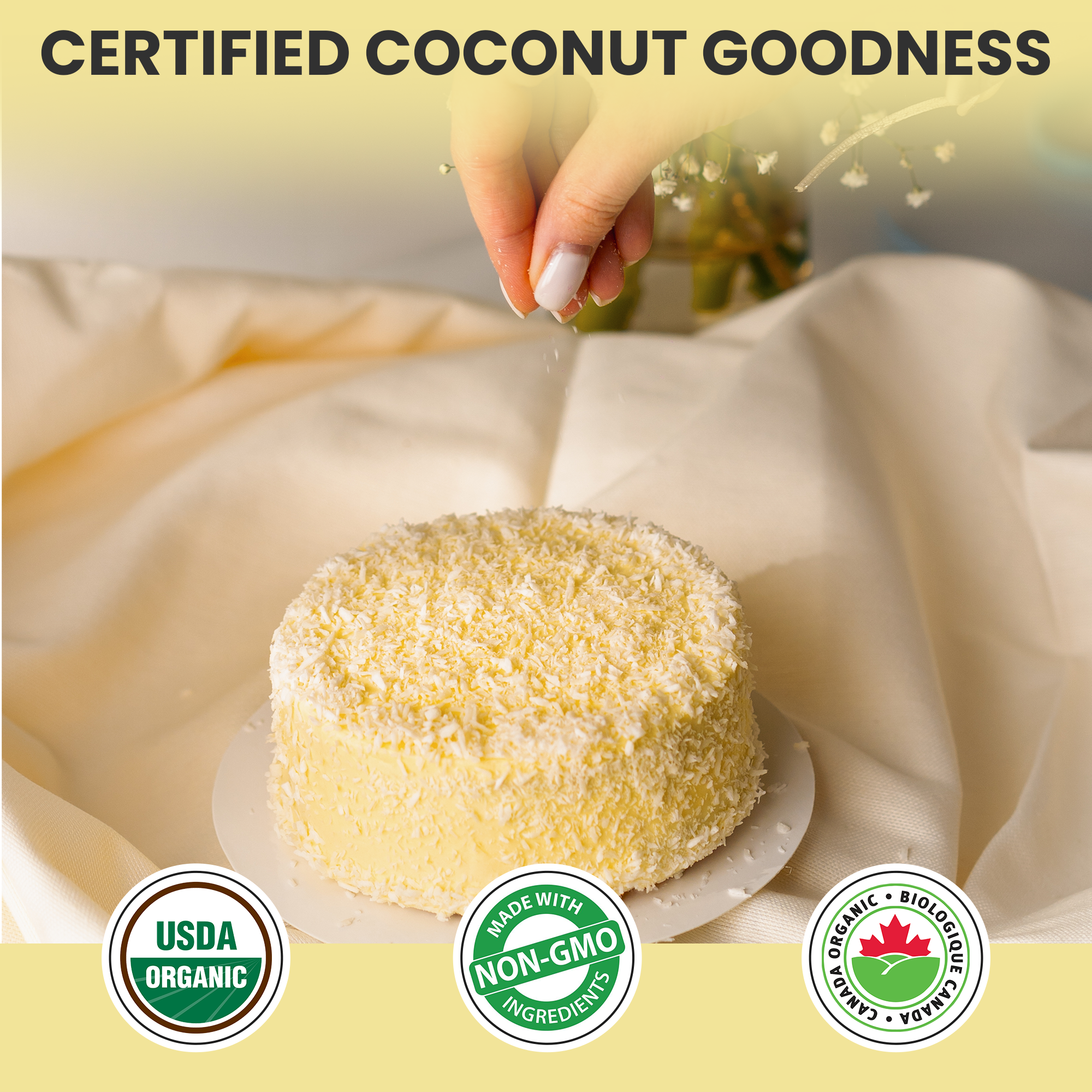 Organic Unsweetened Shredded Coconut
