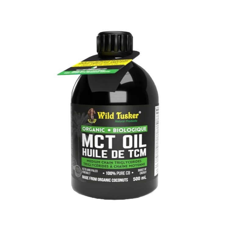 Organic Medium-Chain Triglycerides (MCT) Oil 100% C8