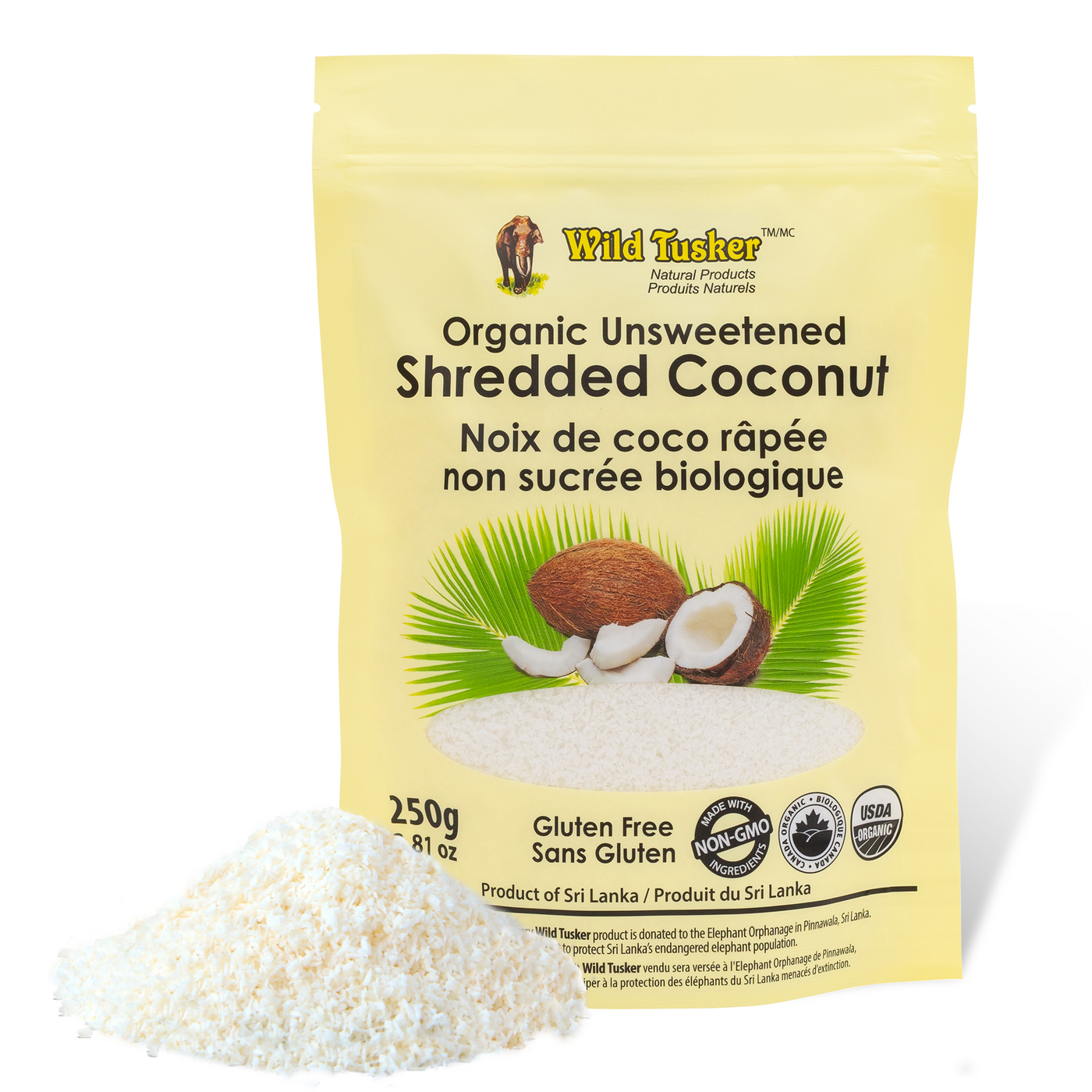 Organic Unsweetened Shredded Coconut