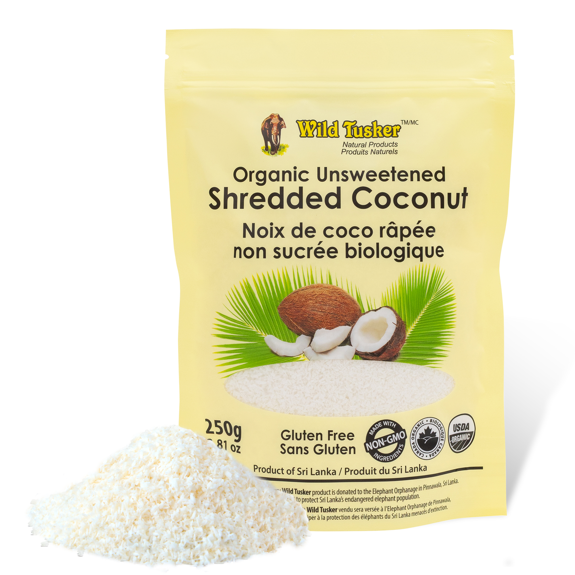 Organic Unsweetened Shredded Coconut