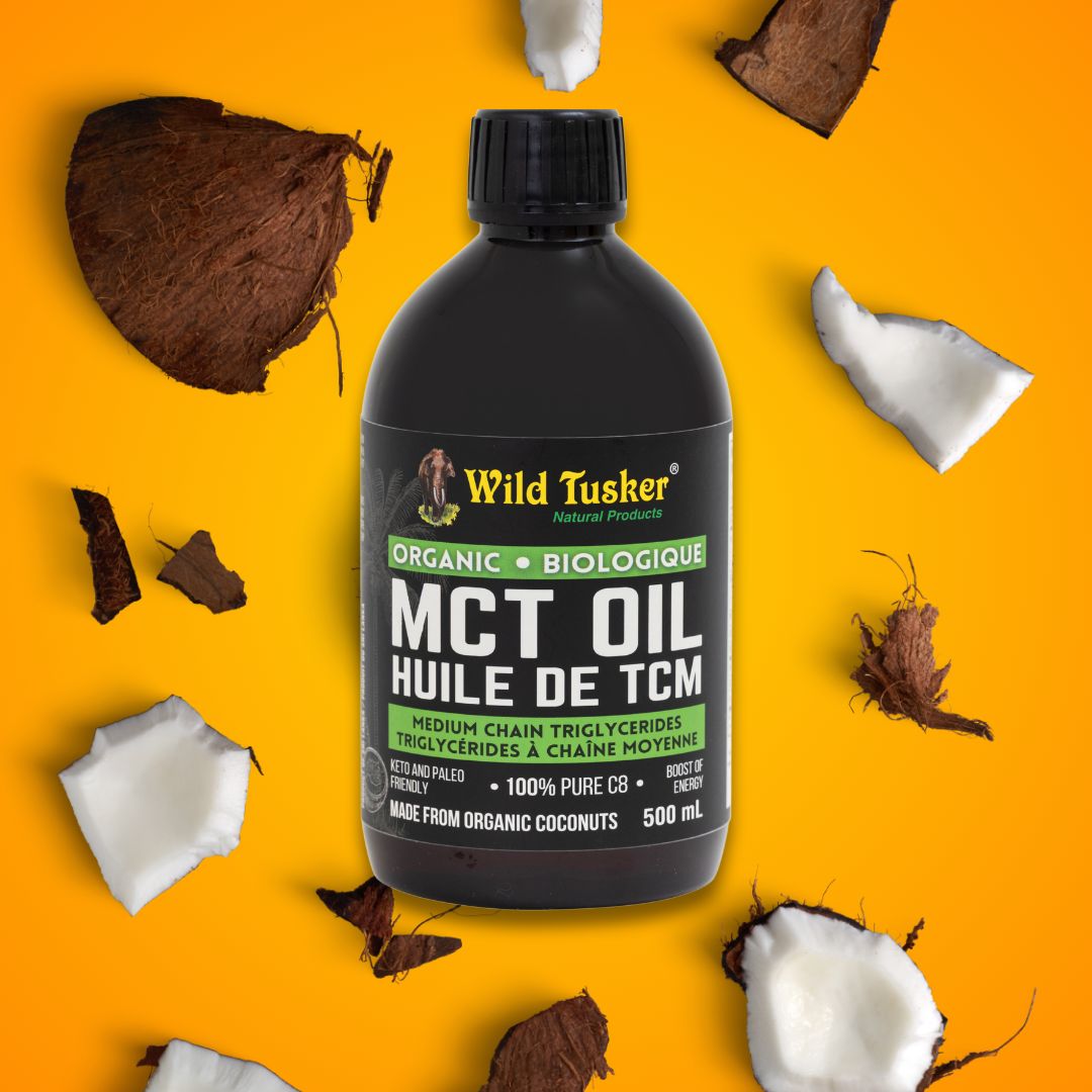 Organic Medium-Chain Triglycerides (MCT) Oil 100% C8