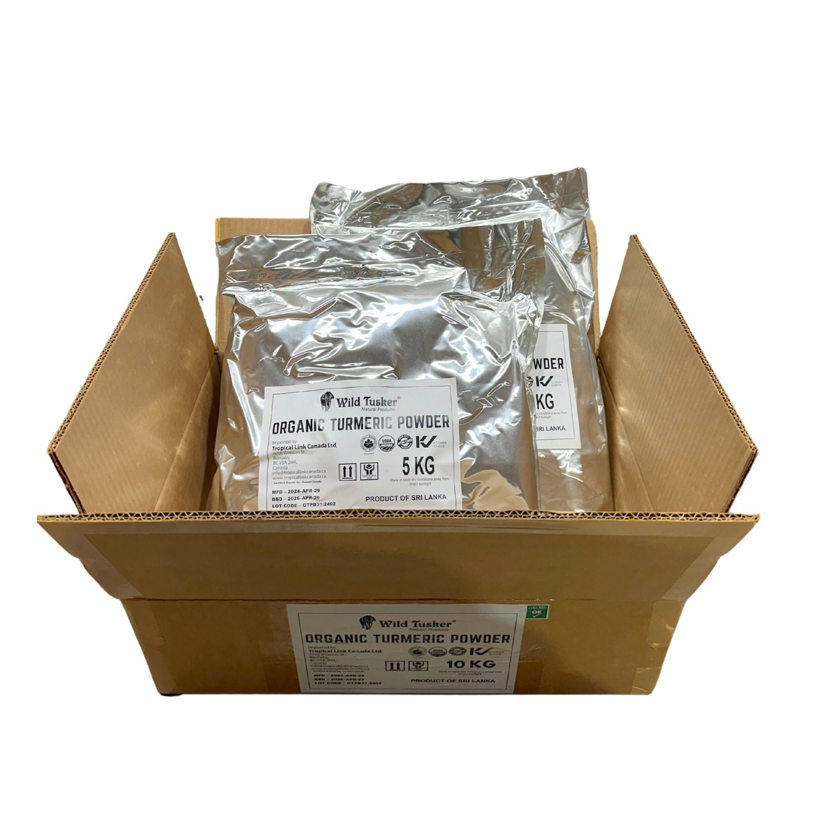 Organic Turmeric Powder - 10Kg