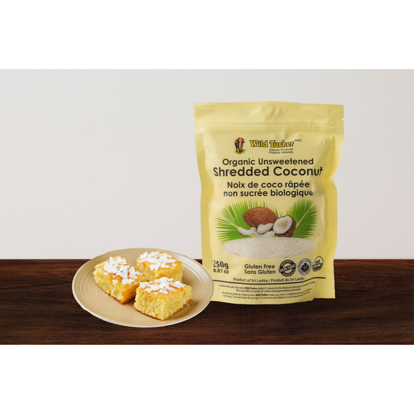 Organic Unsweetened Shredded Coconut - Tropical Link Canada Ltd.