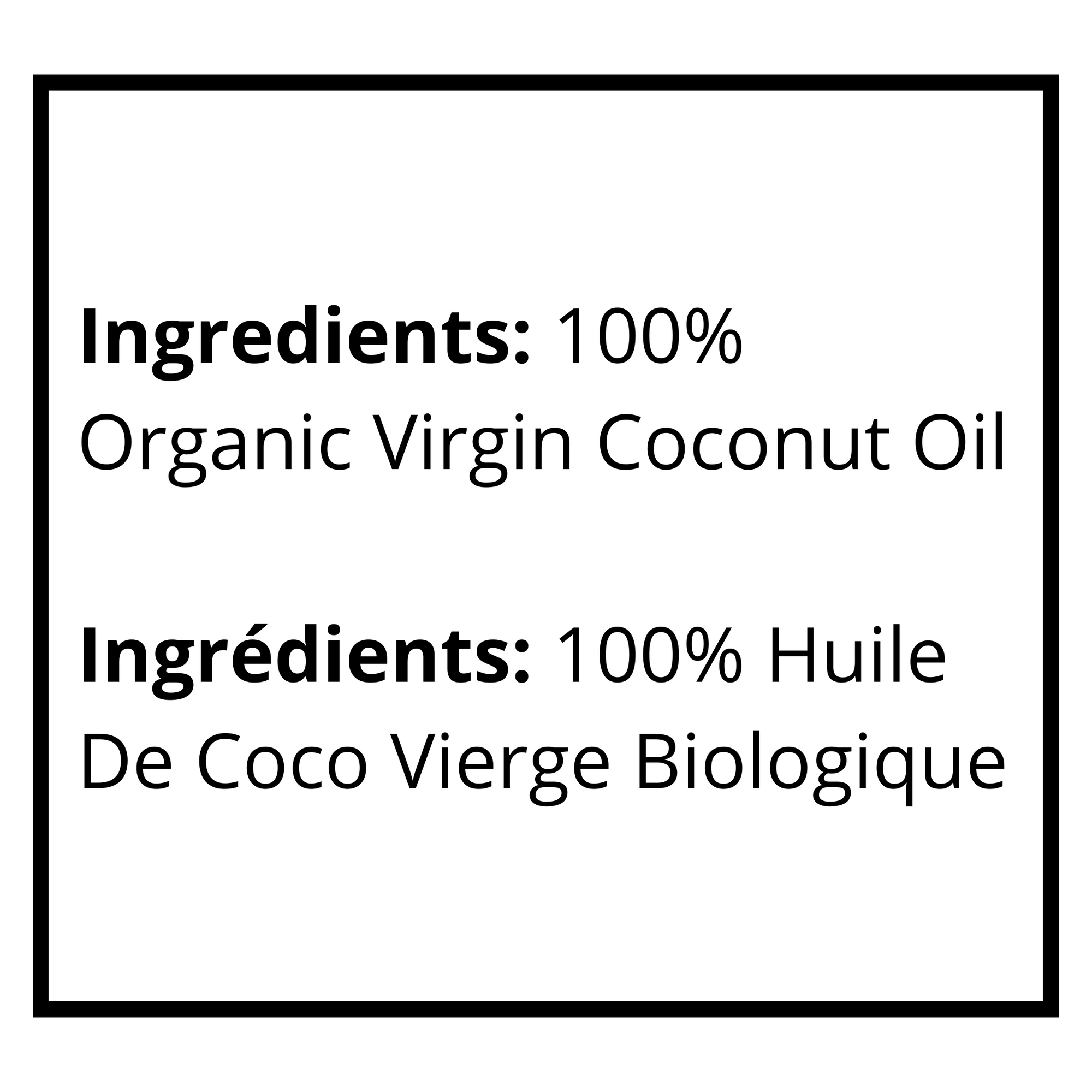Organic Virgin Coconut Oil 500ml