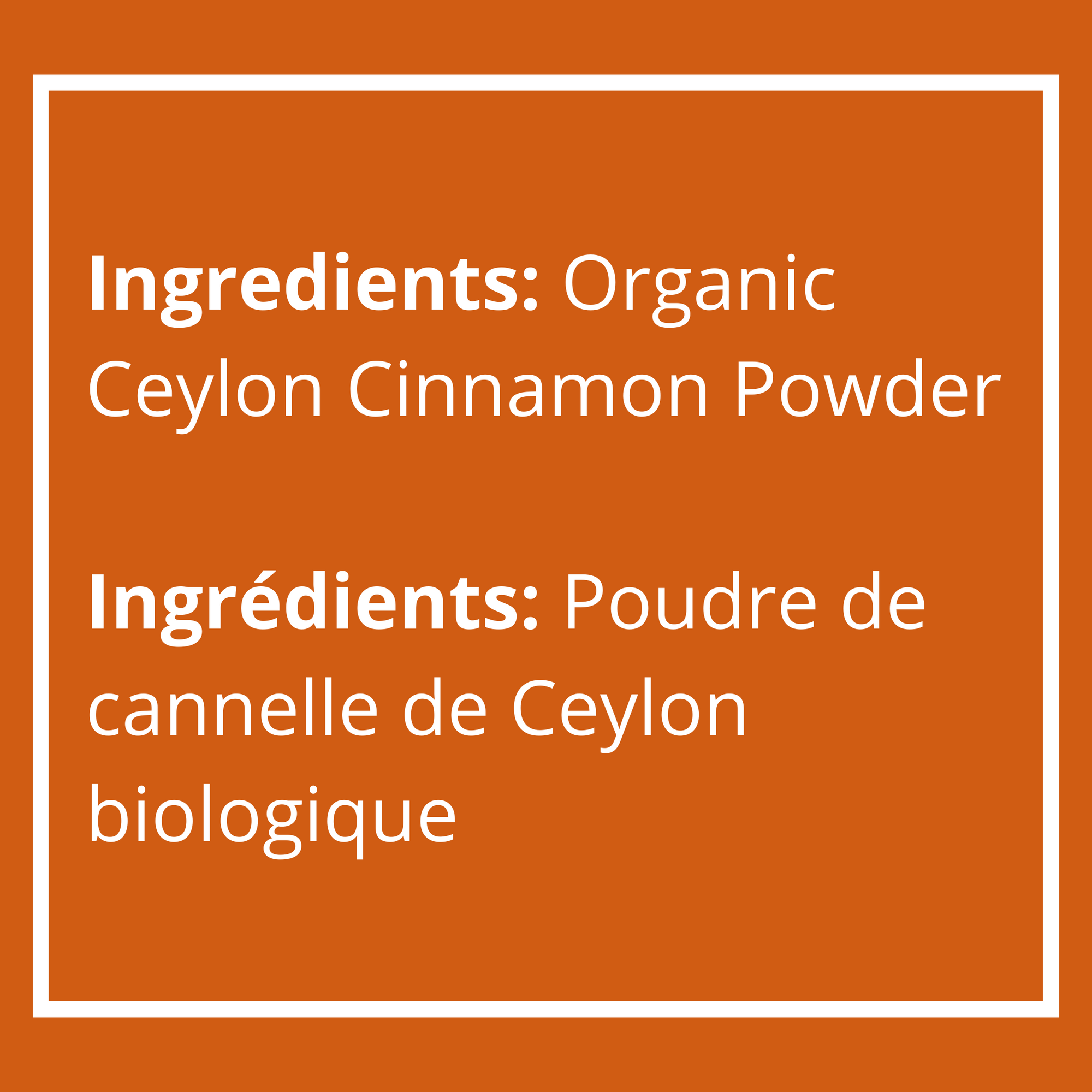Organic Ceylon Cinnamon Powder