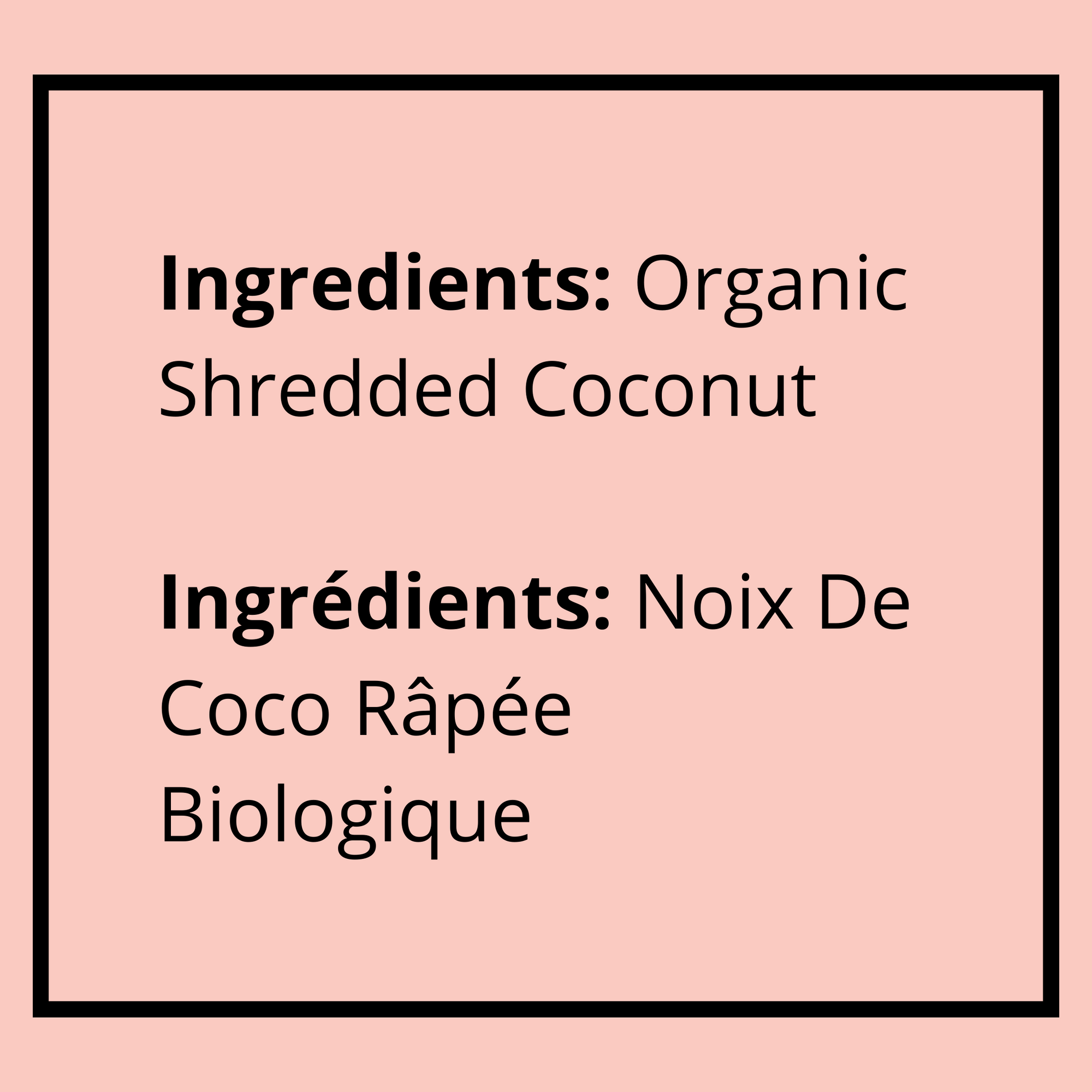 Organic Unsweetened Shredded Coconut