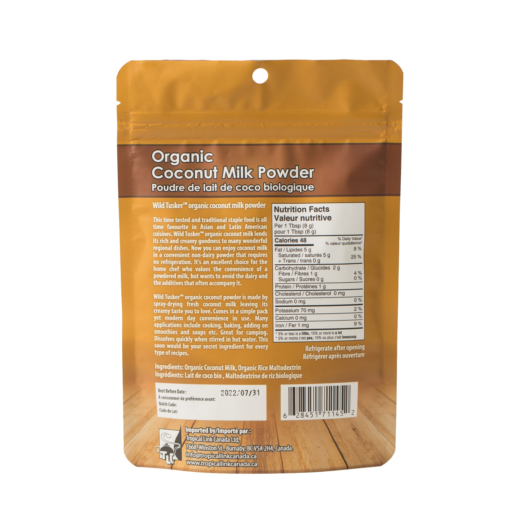 Organic Coconut Milk Powder