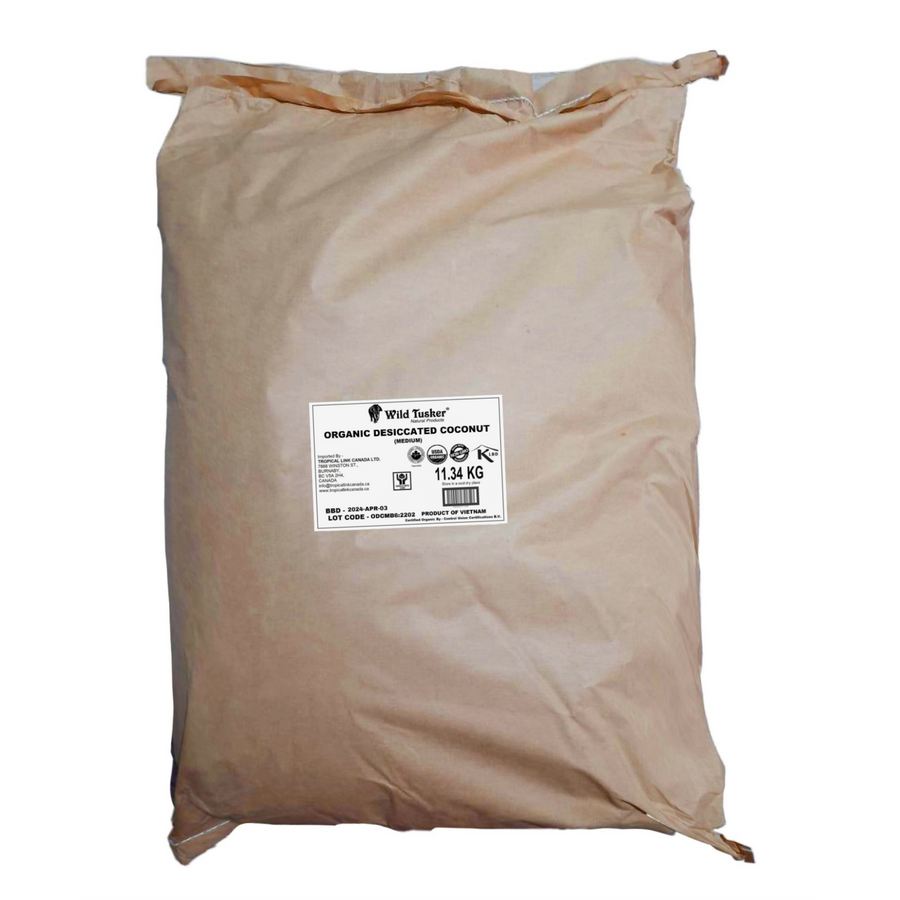 Organic Desiccated Coconut - Medium 11.34kg
